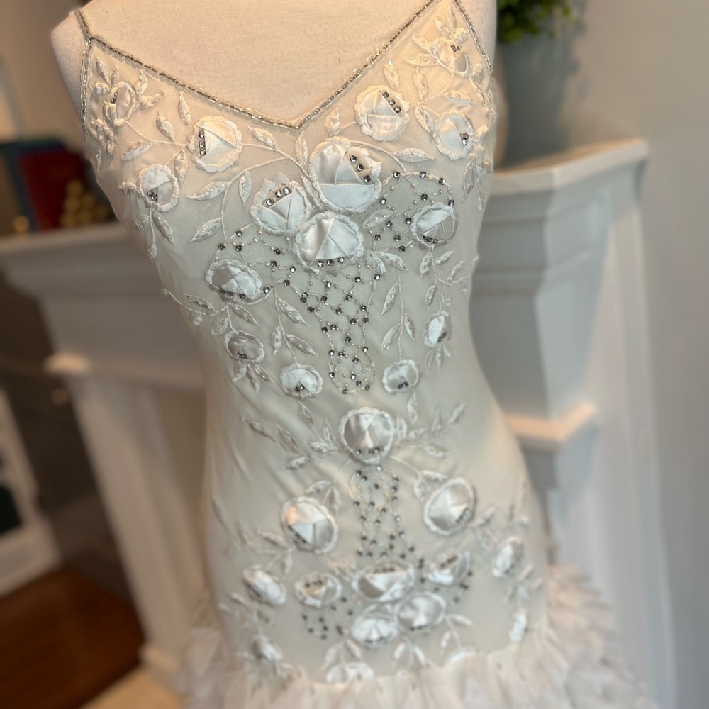 Lillie Rubin White Evening Gown - Picture 3 of 6